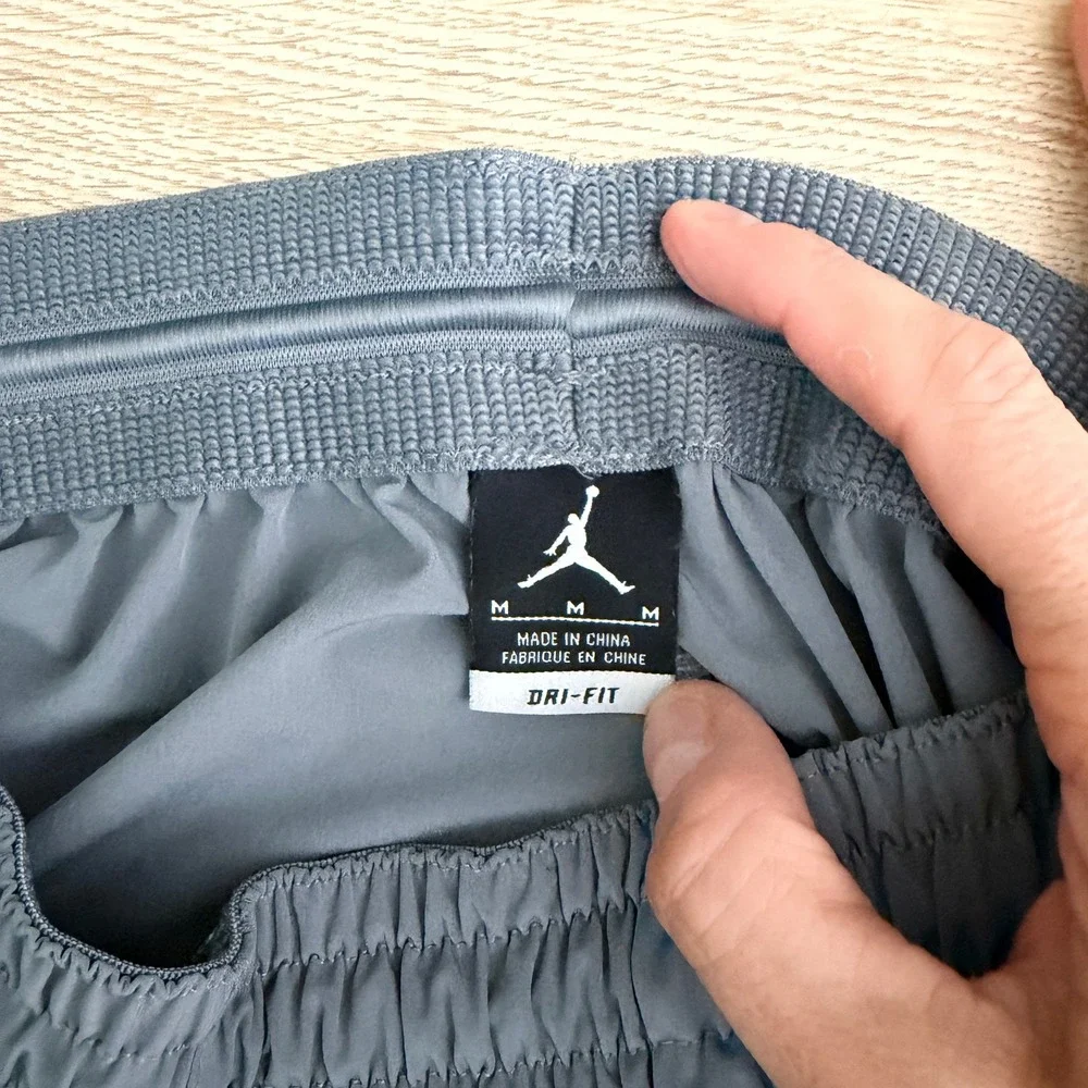 Nike Jordan Ultimate Flight Jumpman Cropped Joggers Pants Mens M Grey 724833-065